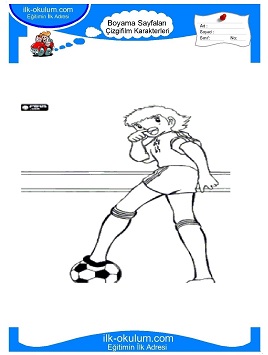 Çocuklar İçin Tsubasa Boyama Sayfaları 